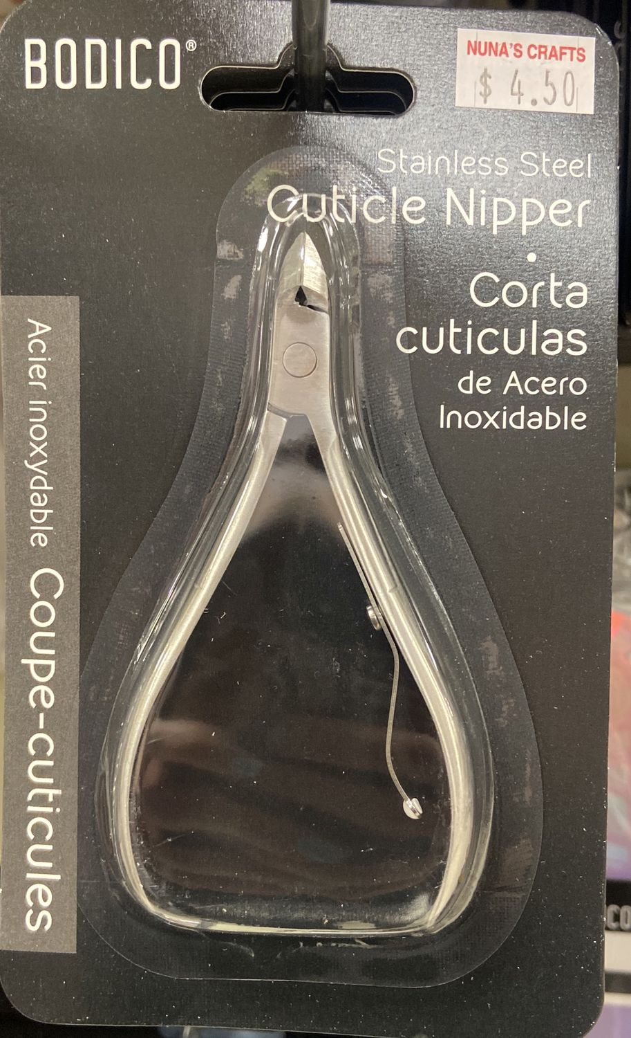 BODICO: Stainless Steel Cuticle Clippers