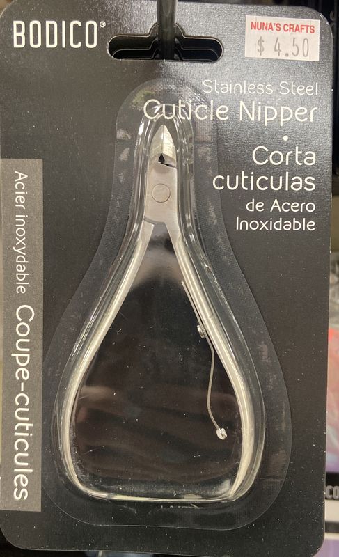 BODICO: Stainless Steel Cuticle Clippers