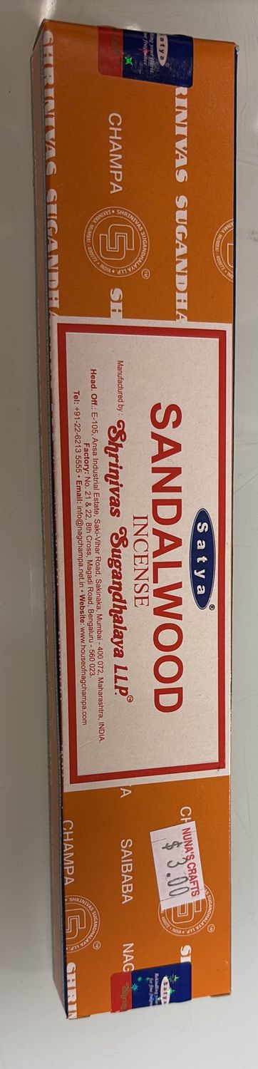 Satya sandalwood incense