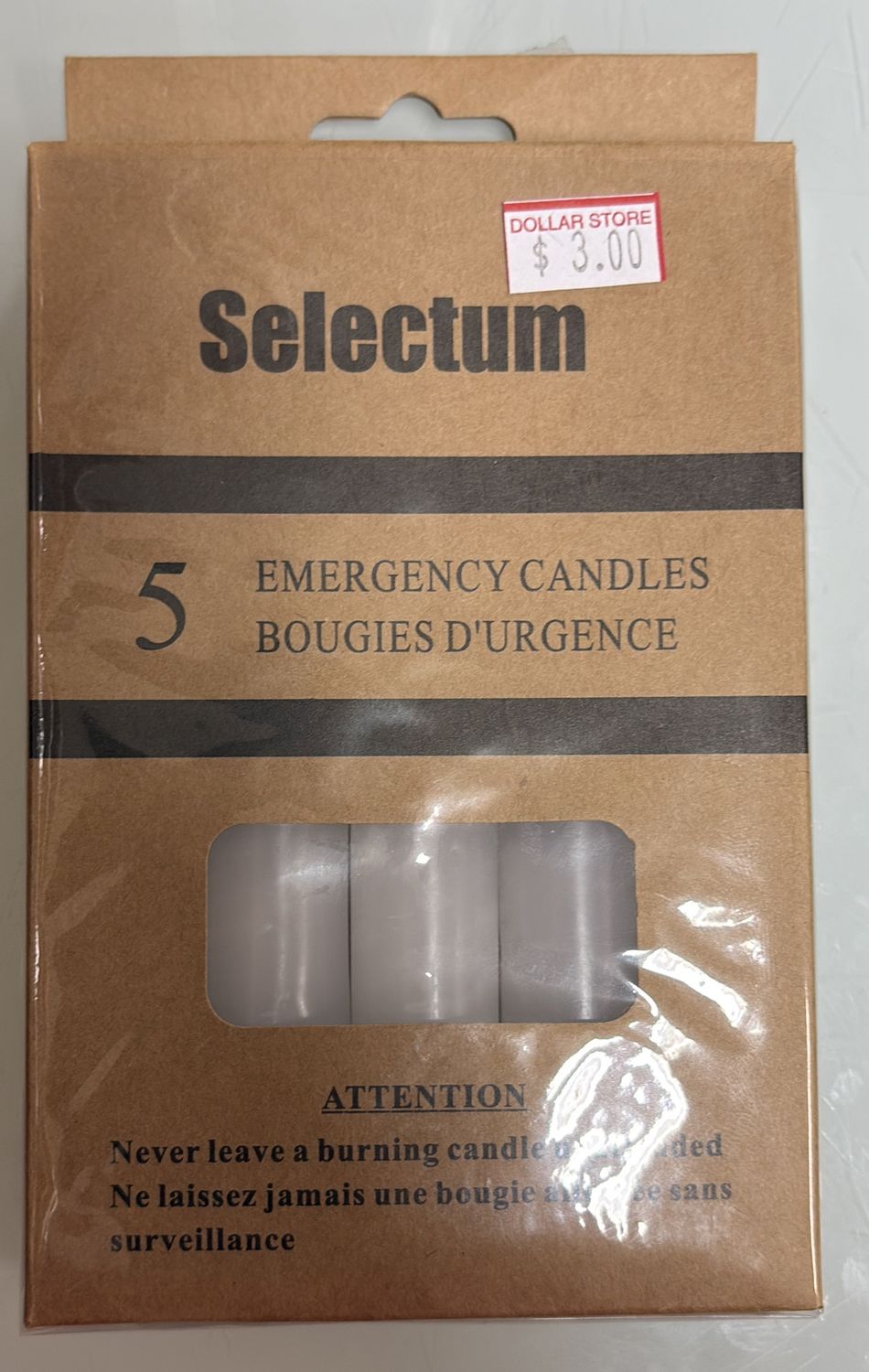 Selectum 5 emergency candles