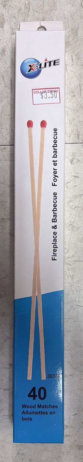 X-Lite 40 wood matches fireplace