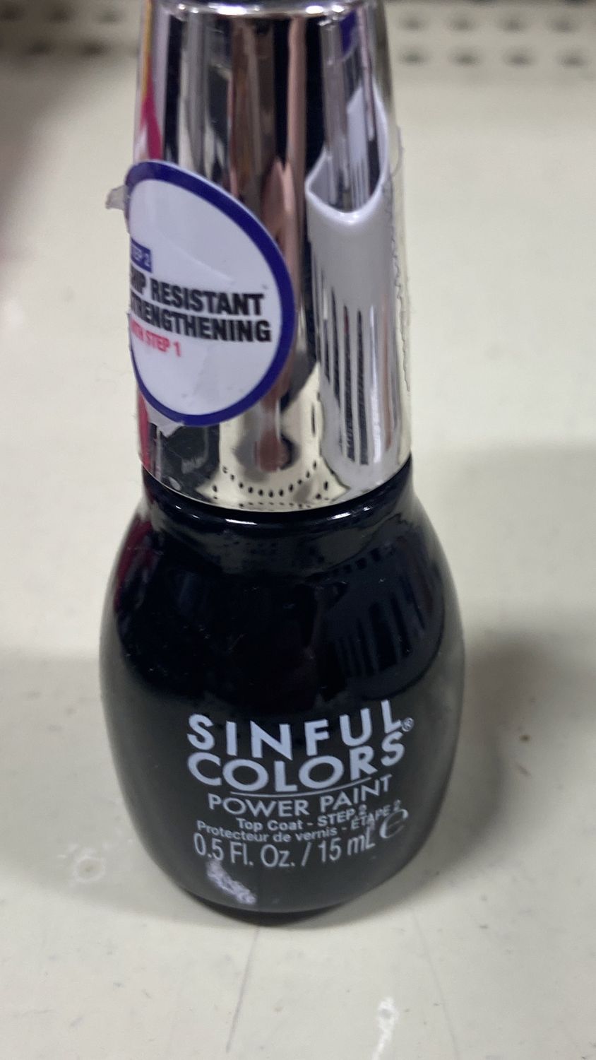 Sinful Colors: Strengthening Top Coat