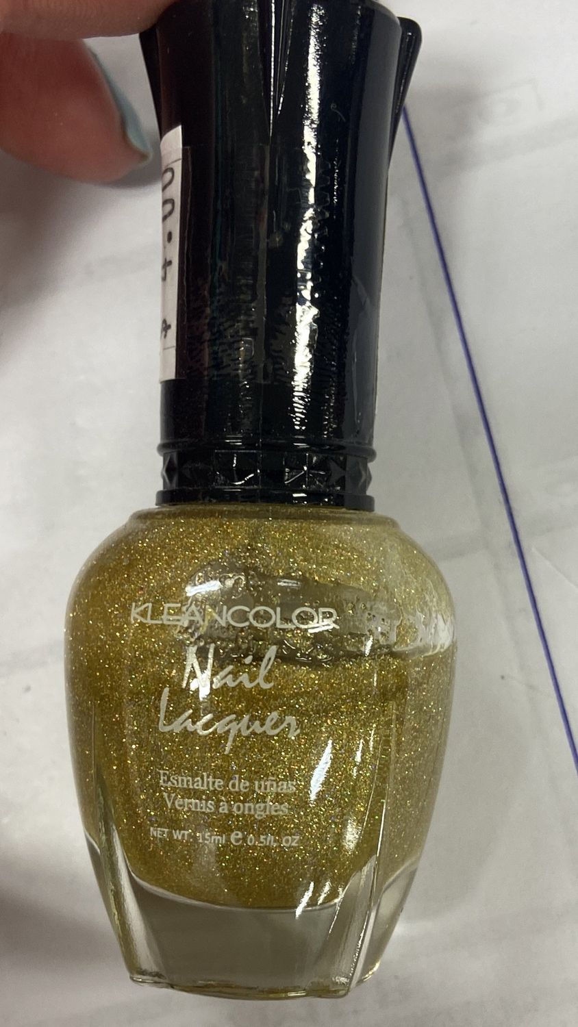 Kleancolor: “Holo Yellow” Nail Polish