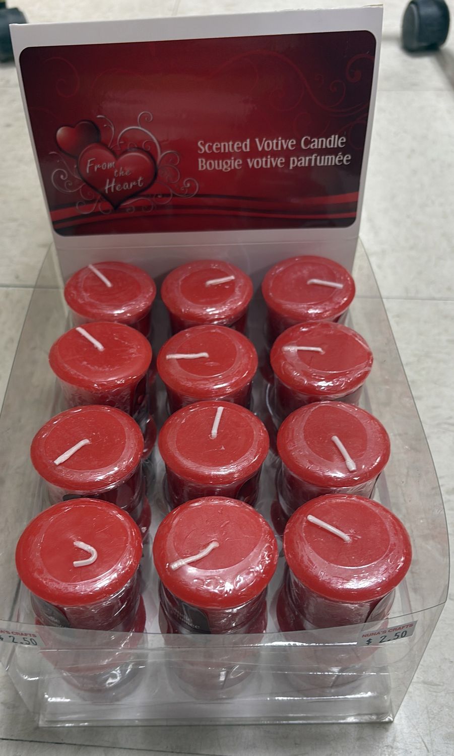 Scented votive candle