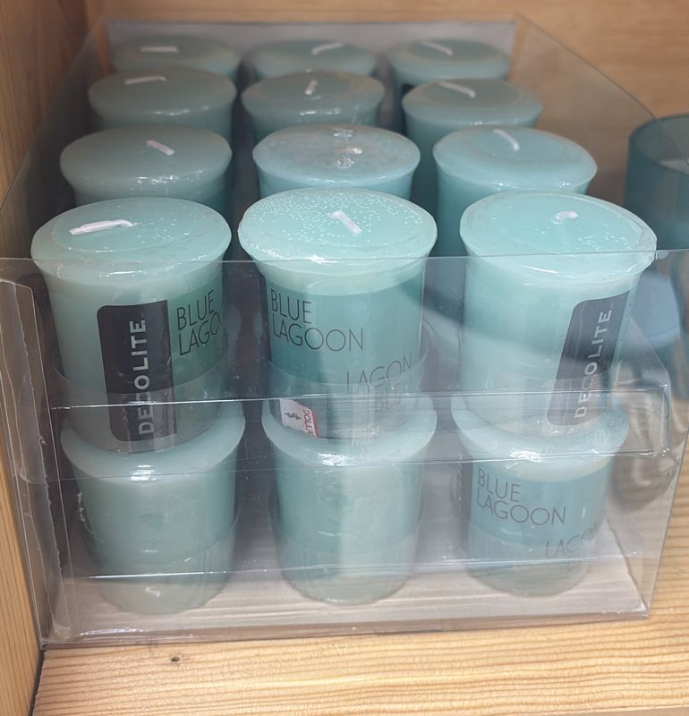 Blue lagoon candles  small