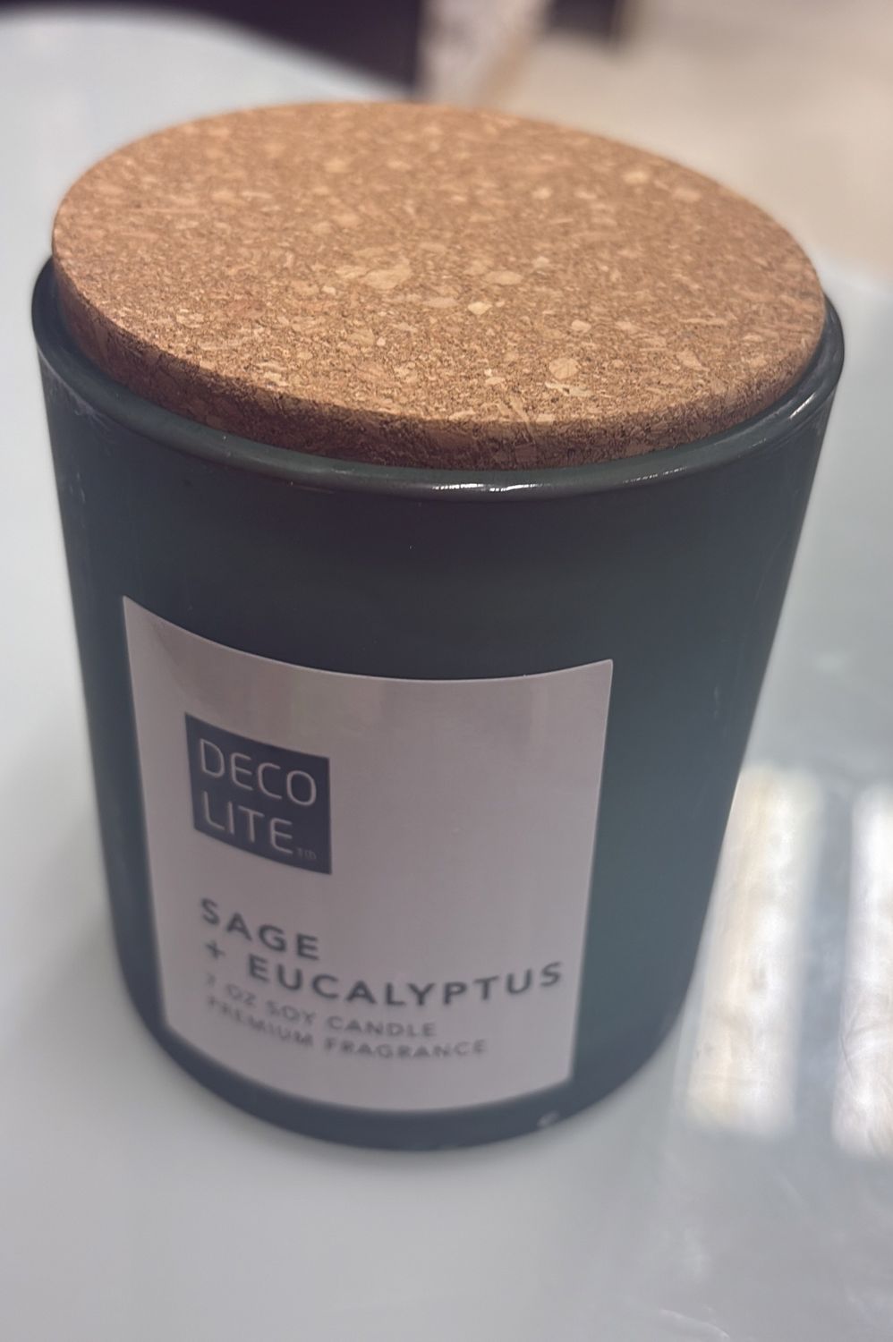 Sage + eucalyptus candle scented