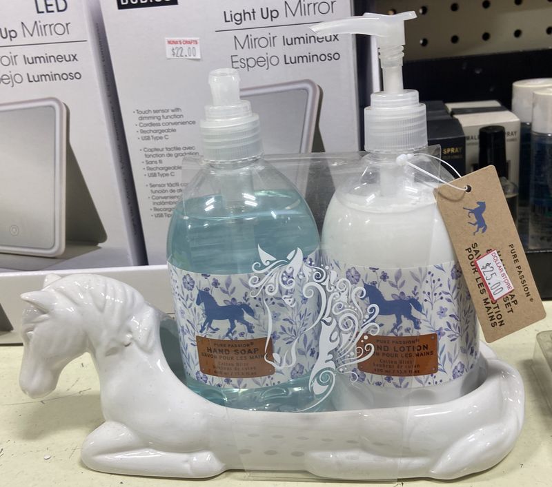 Horse Soap Holder with Soap