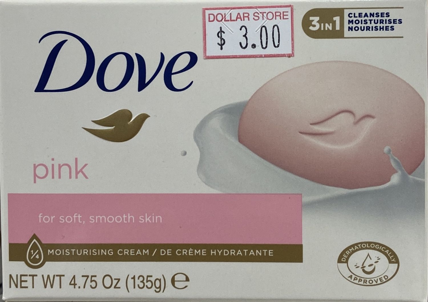 Dove: Pink Beauty Soap Bar