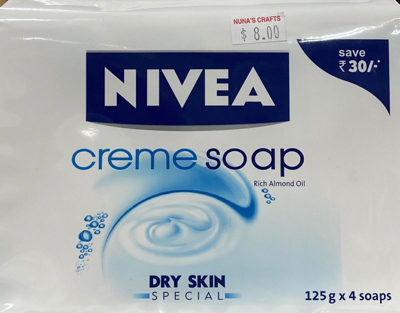 Nivea: 4 x 125g Creme Soap