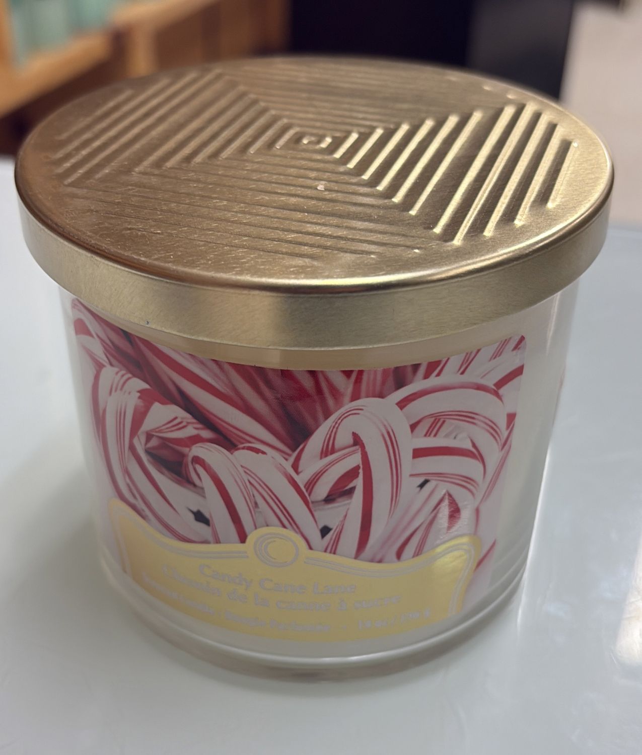 Candy cane lane scented candle