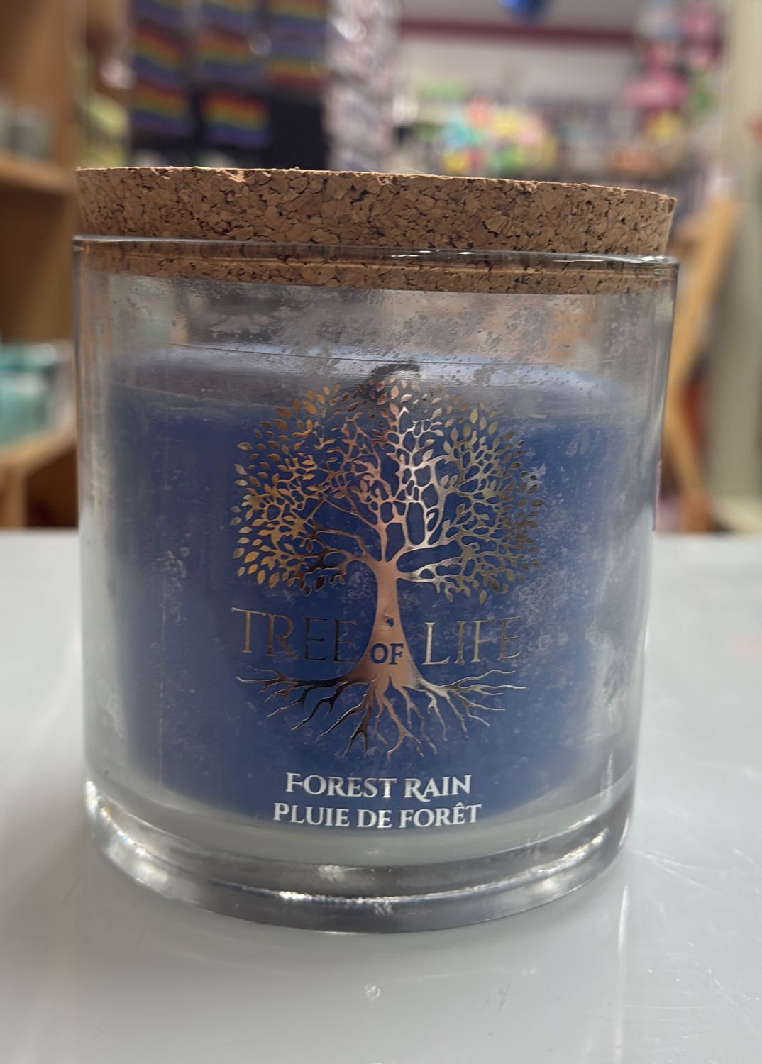 Tree of life forest rain candle