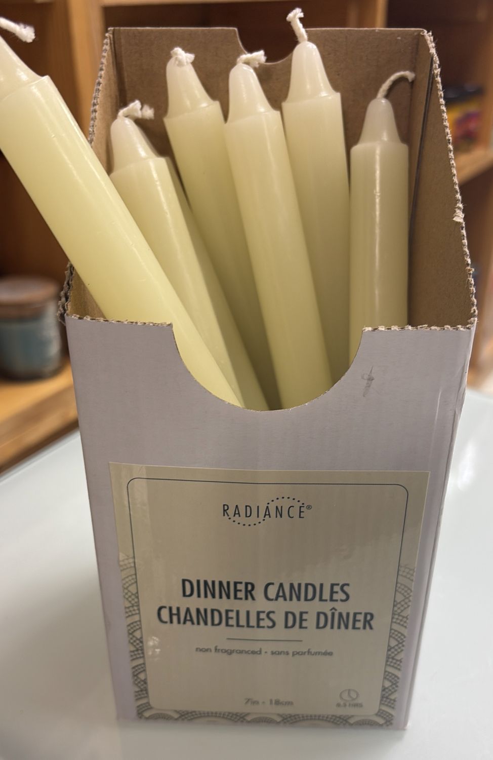 Radiance dinner candle