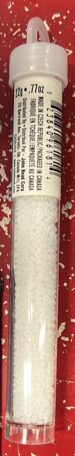 10/0 Czech Seed Beads ( 63210010-052 Alabaster)