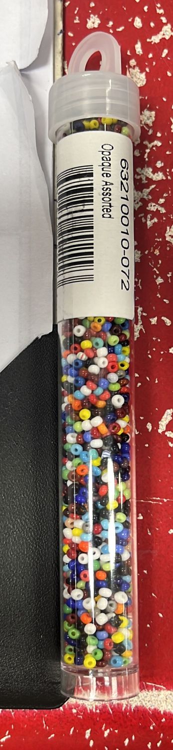 10/0 Czech Seed Beads ( 63210010-072 Opaque Assorted)