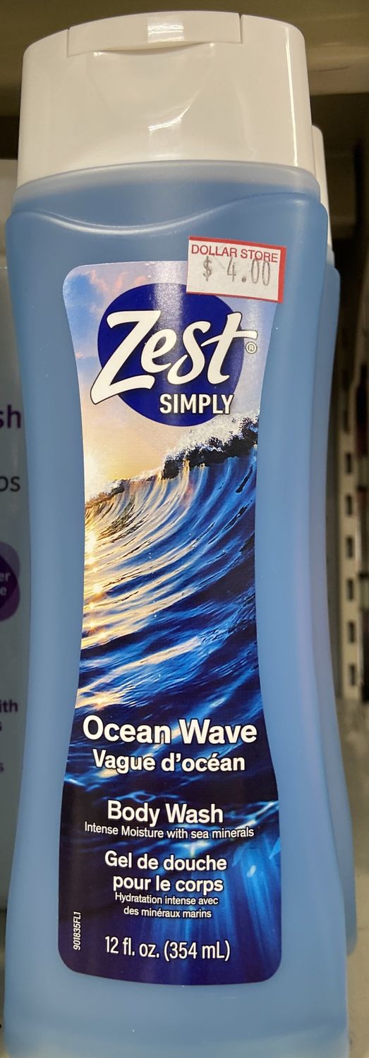 Zest Simply: Ocean Wave Body Wash