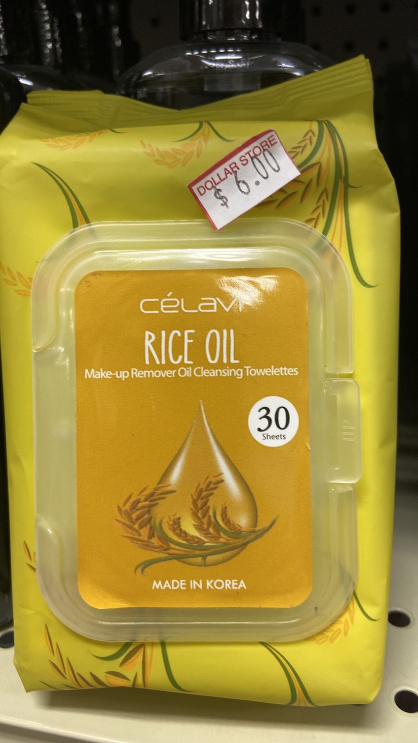 Célavi: Rice Oil Makeup Removing Oil Cleaning Wipes