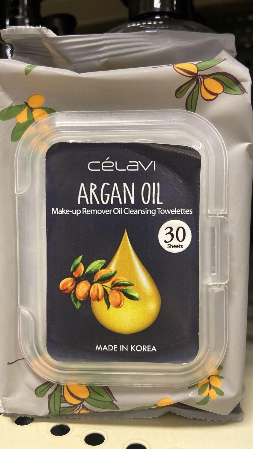 Célavi: Argan Oil Makeup Removing Oil Cleaning Wipes