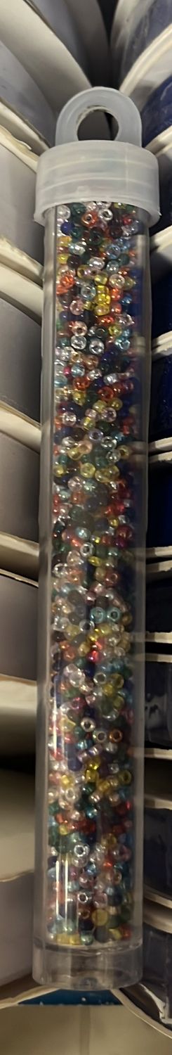 10/0 Czech Seed Beads ( 63210010-086 Transparent Multi)