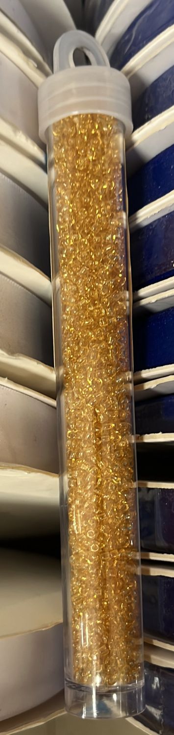 10/0 Czech Seed Beads ( 63210010-094 Transparent Light Topaz)