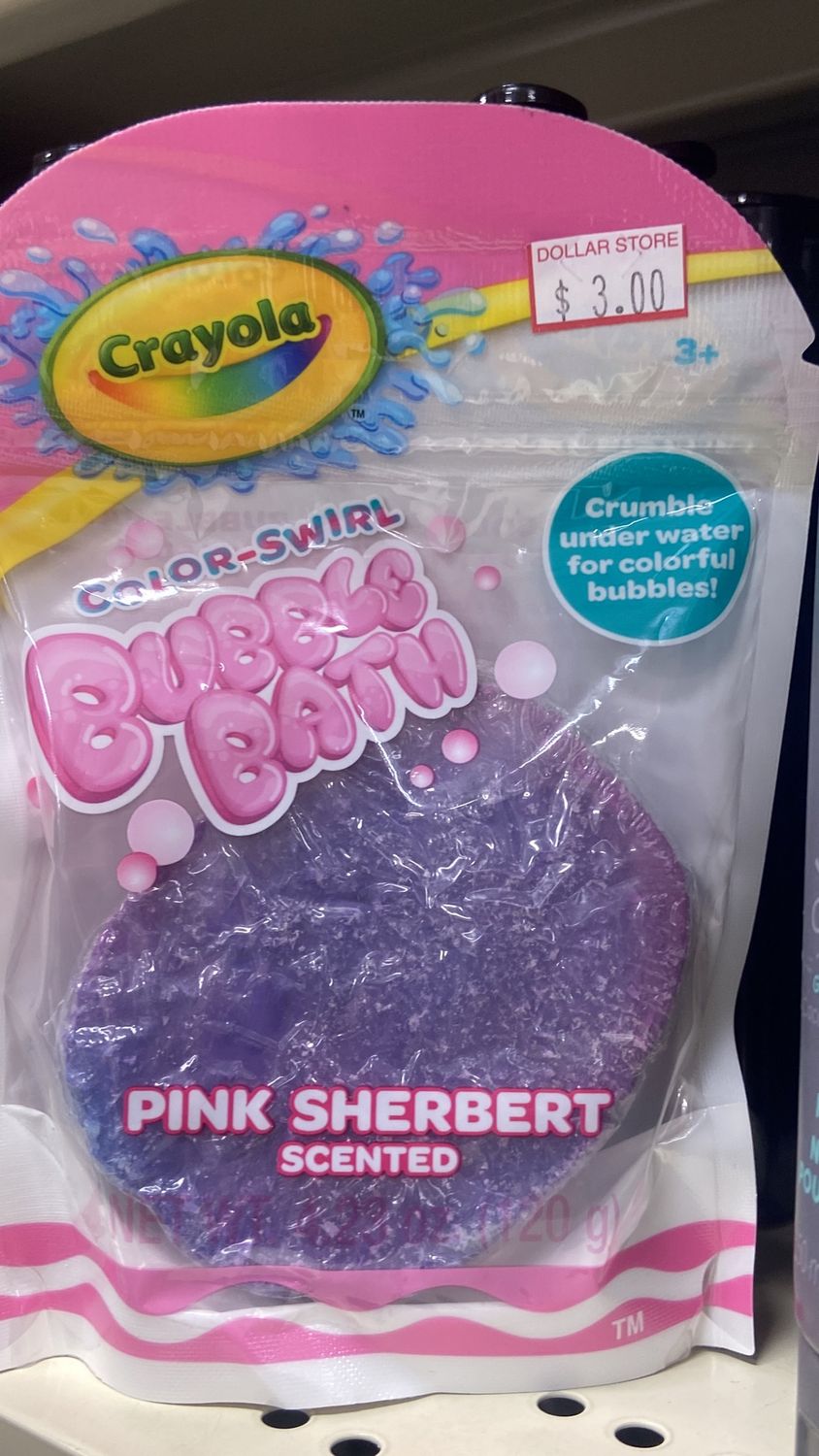 Crayola: Pink Sherbert Svented Color-Swirl Bubble Bath