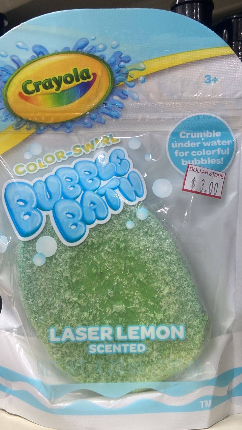 Crayola: Laser Lemon Scented Color-Swirl Bubble Bath