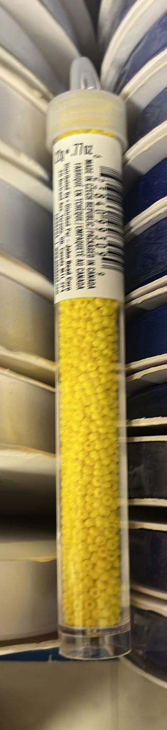 10/0 Czech Seed Beads ( 63210010-082 Opaque Gold Yellow)