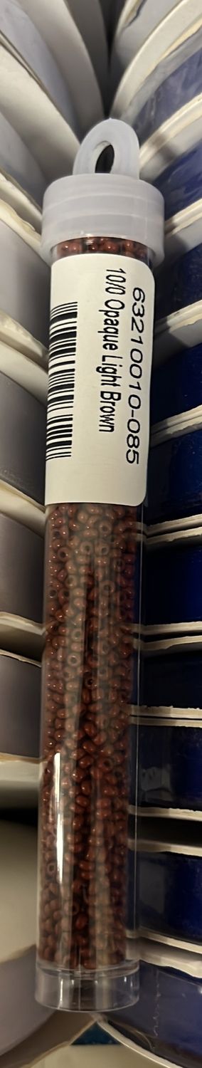 10/0 Czech Seed Beads ( 63210010-085 Opaque Light Brown)