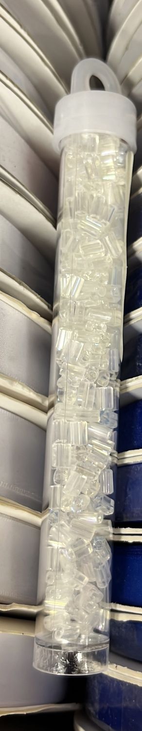 Czech Seed Beads (63210050-000 Tiny Flats AB Crystal)