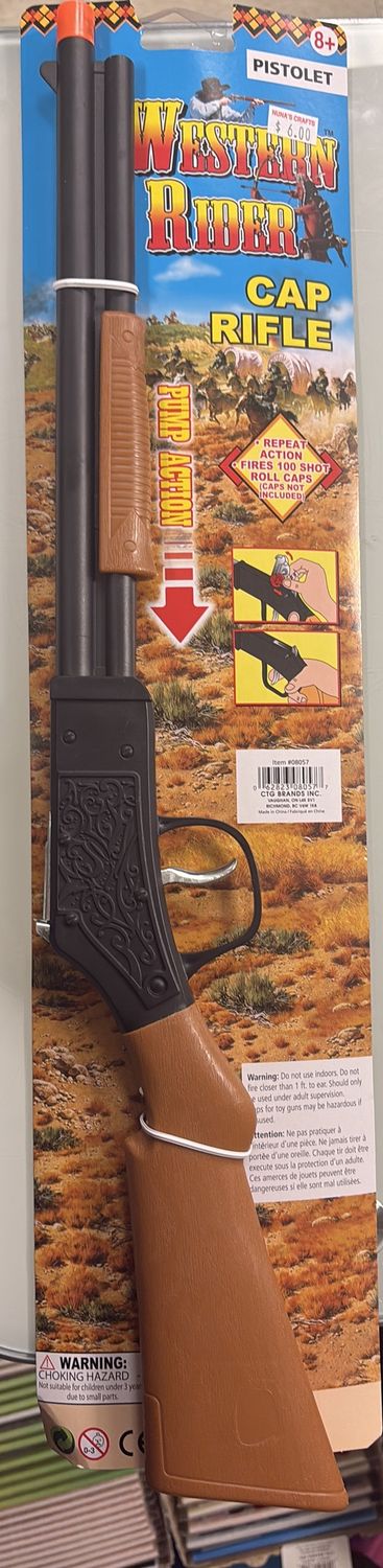 Western rider cap rifle