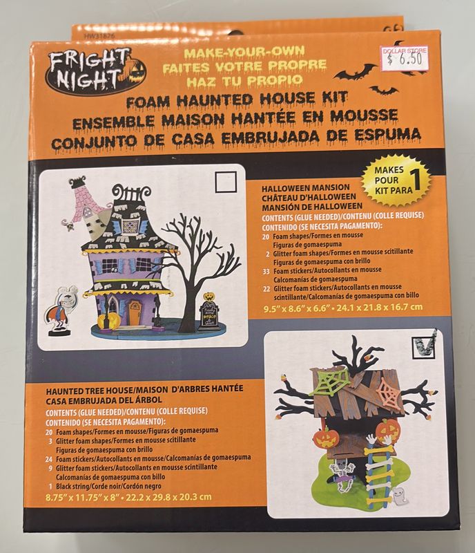 Foam haunted house kit