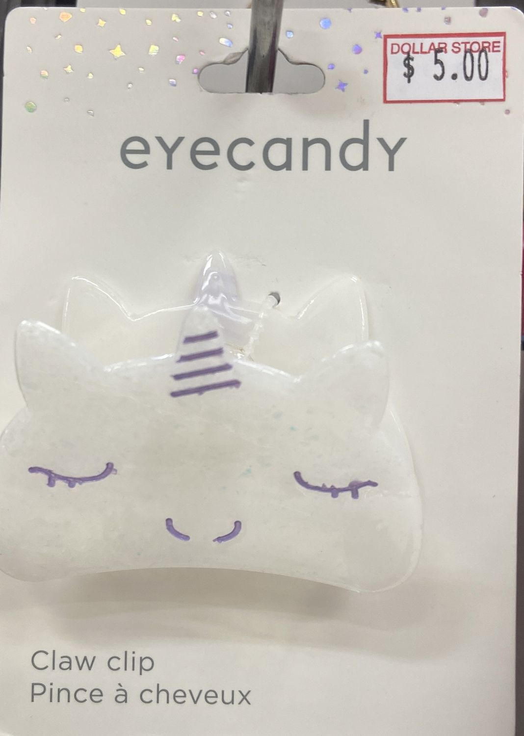 Eyecandy: Unicorn Claw Clip