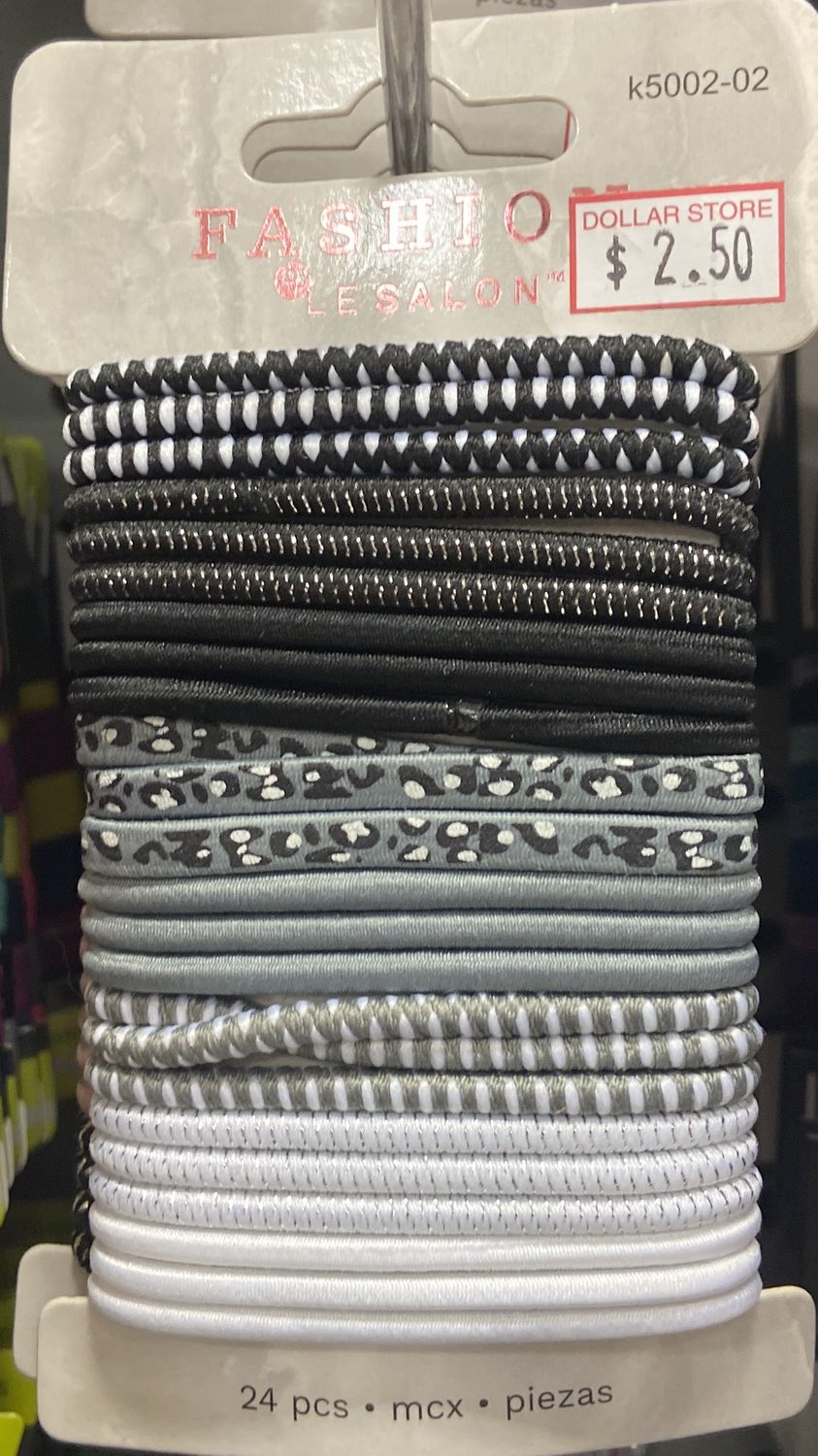 LeSalon: 24pcs Asst. Print Elastics