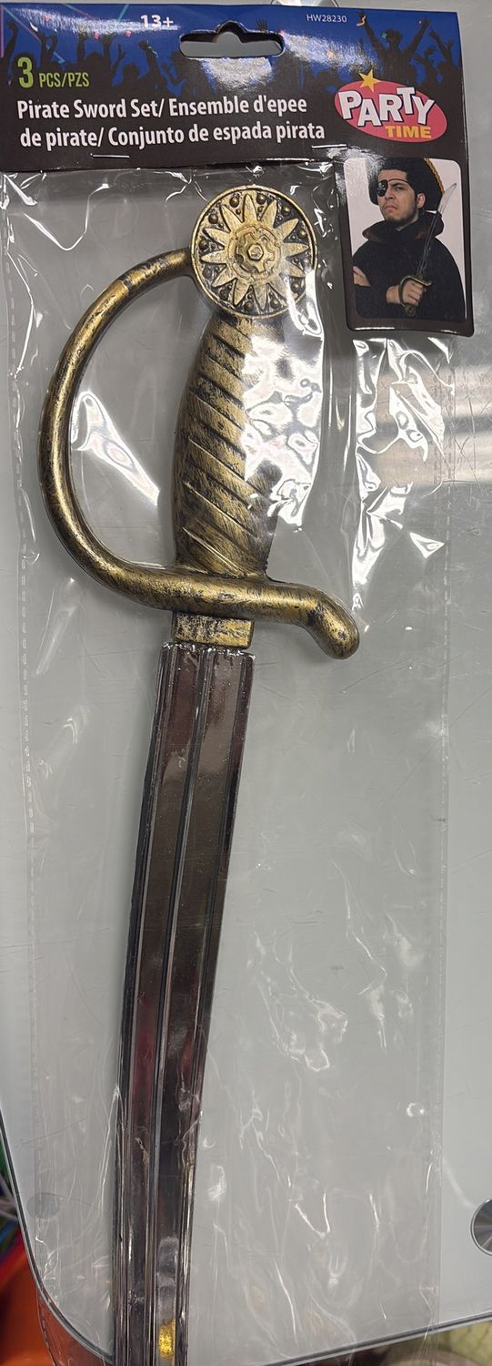 Pirate sword set 3 pcs