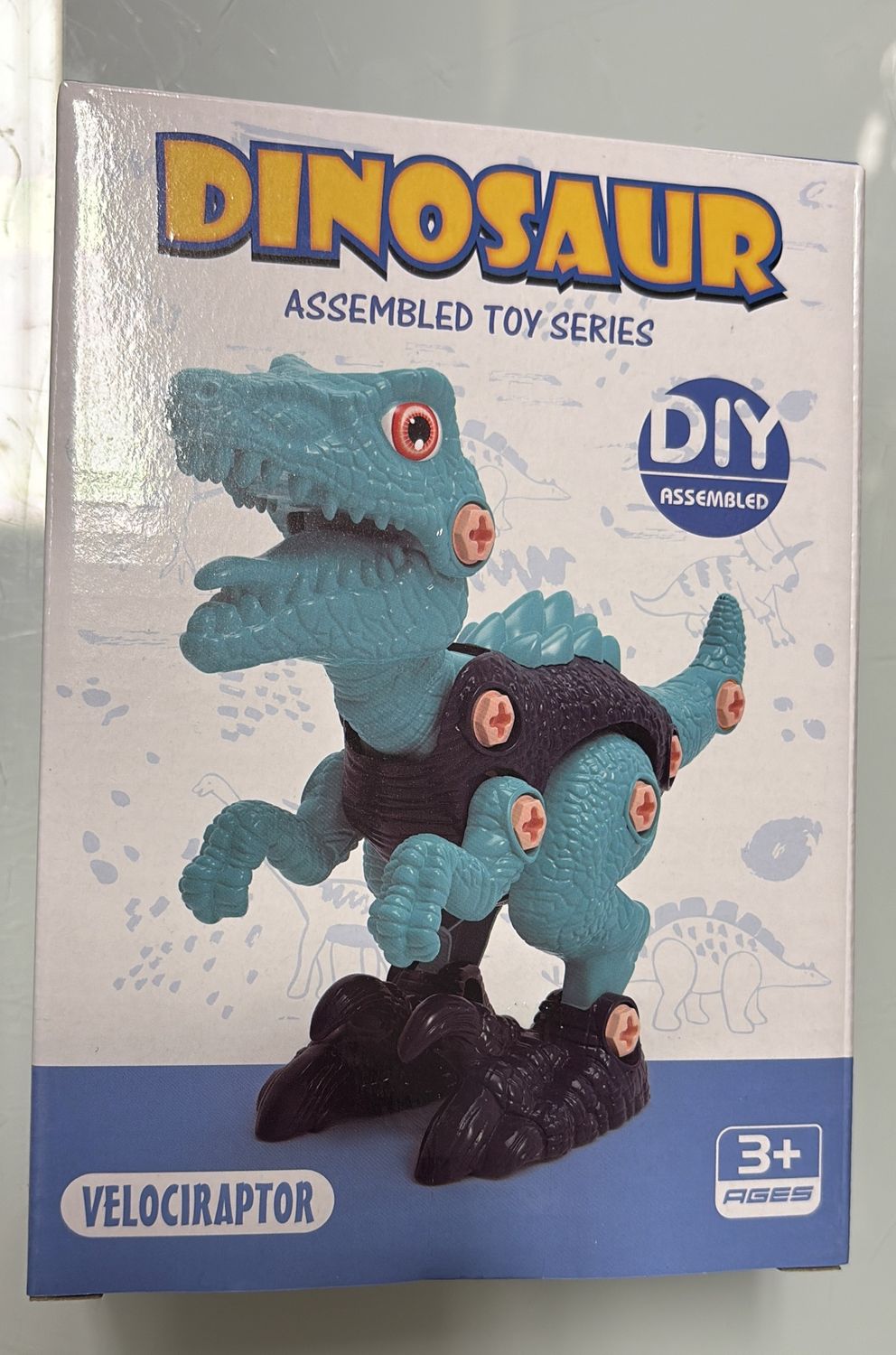 Dinosaur assembled toy series .