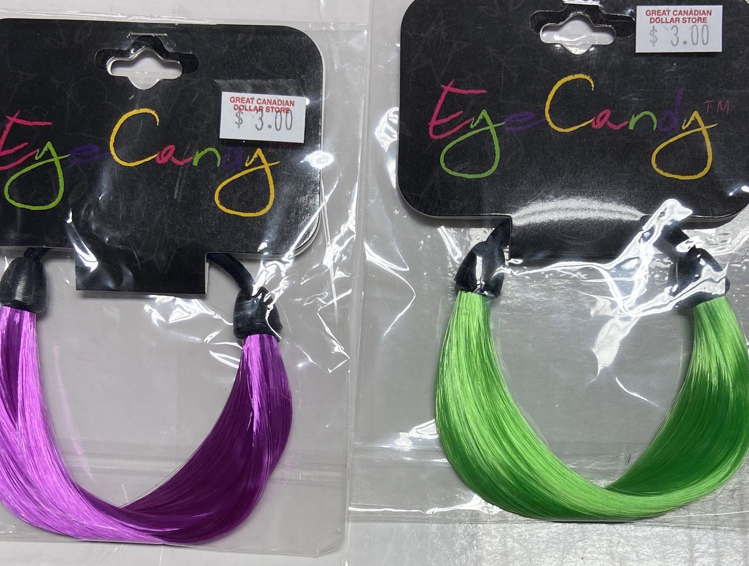 Eyecandy: Asst. Color Faux Hair Elastics