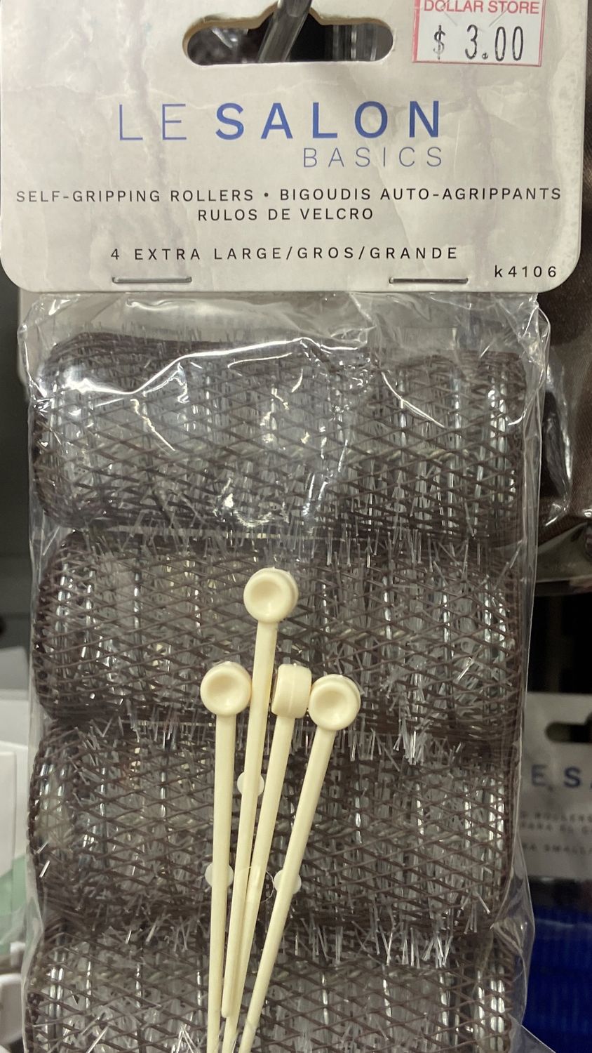 LeSalon: 4x Extra Large Self-Gripping Rollers