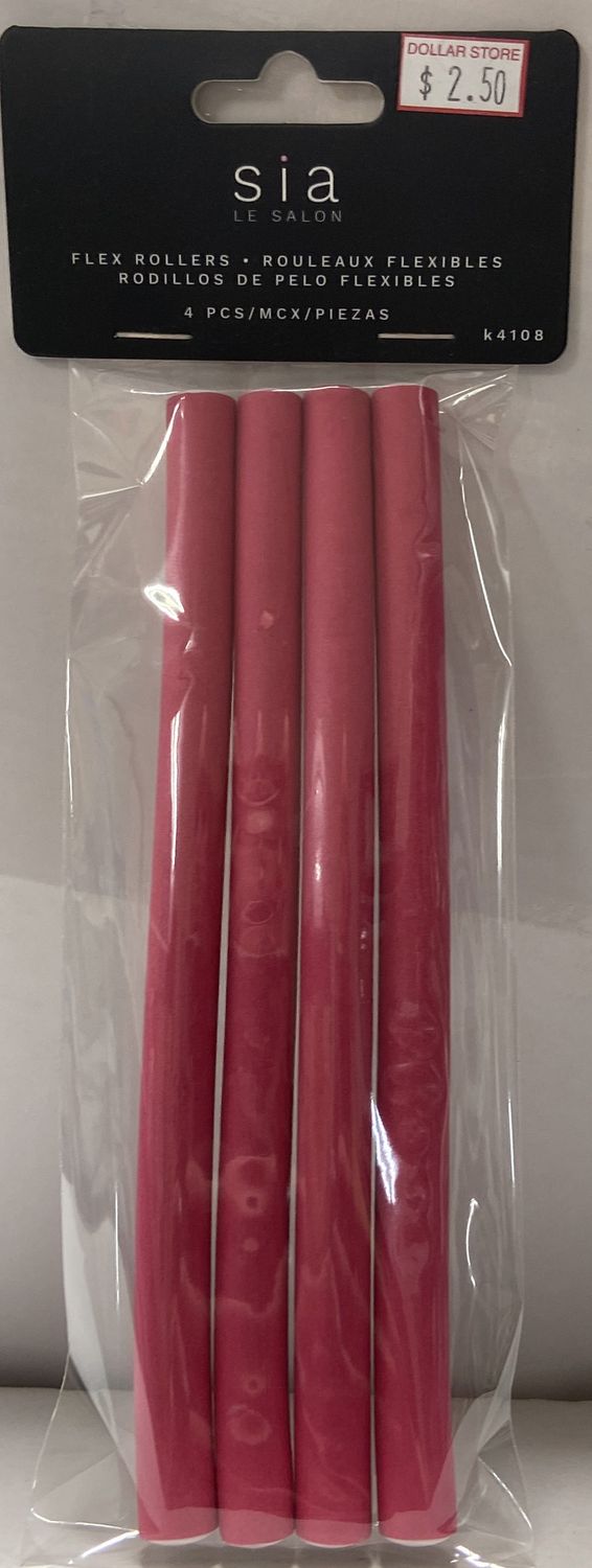LeSalon: Pink 4pc Flex Rollers