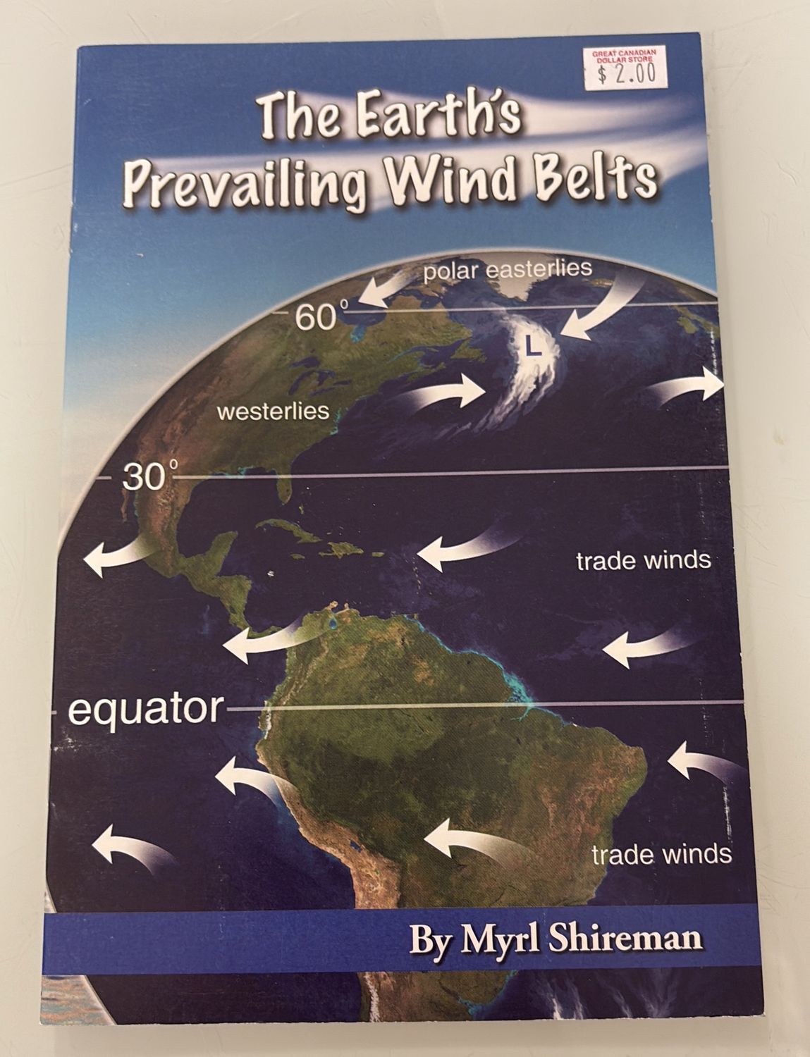 The earth prevailing wind belts
