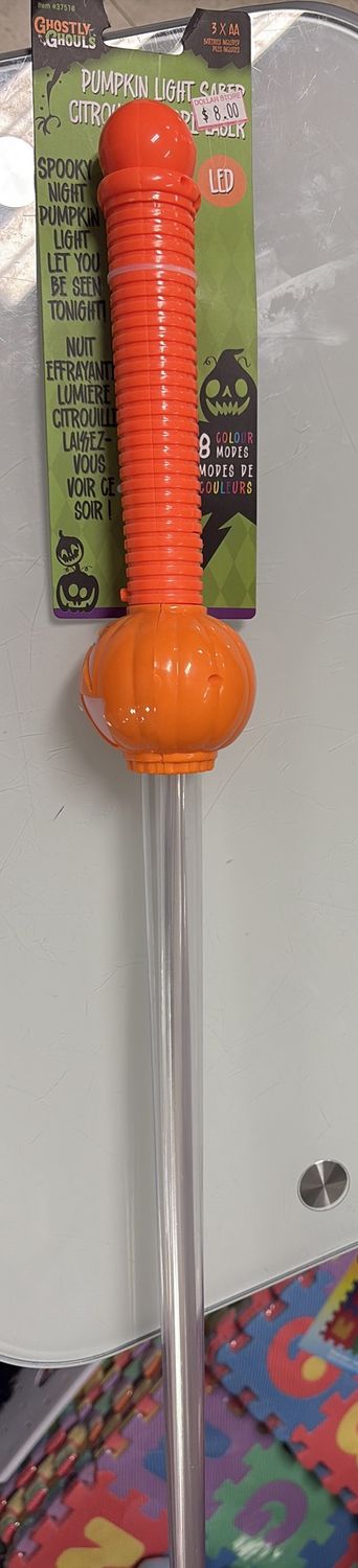 Pumpkin light saber