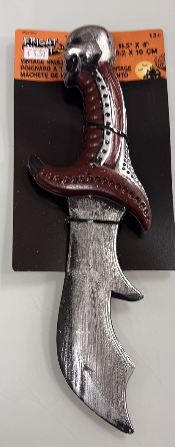 Vintage skull head dagger