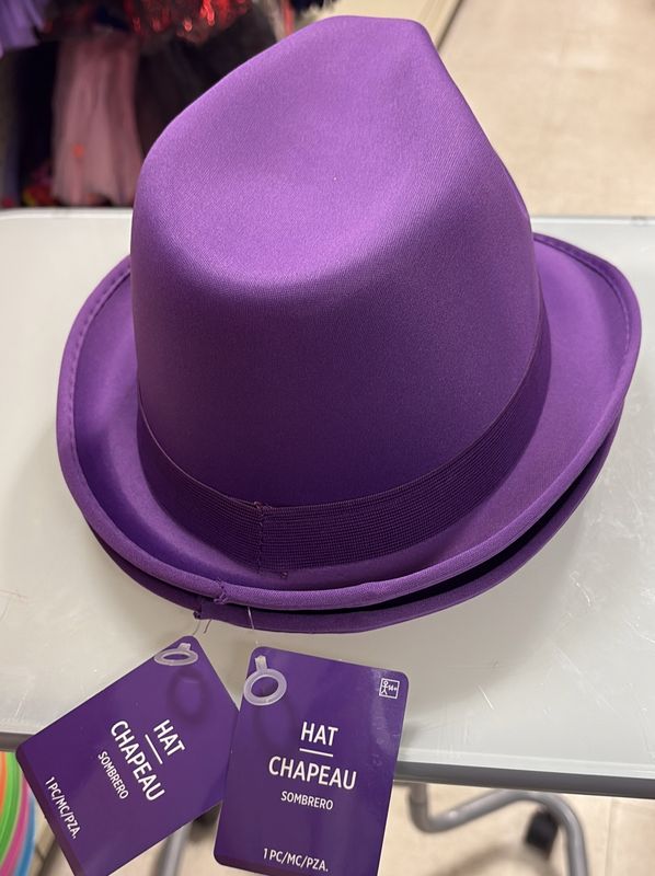Purple hat sombrero 1pc