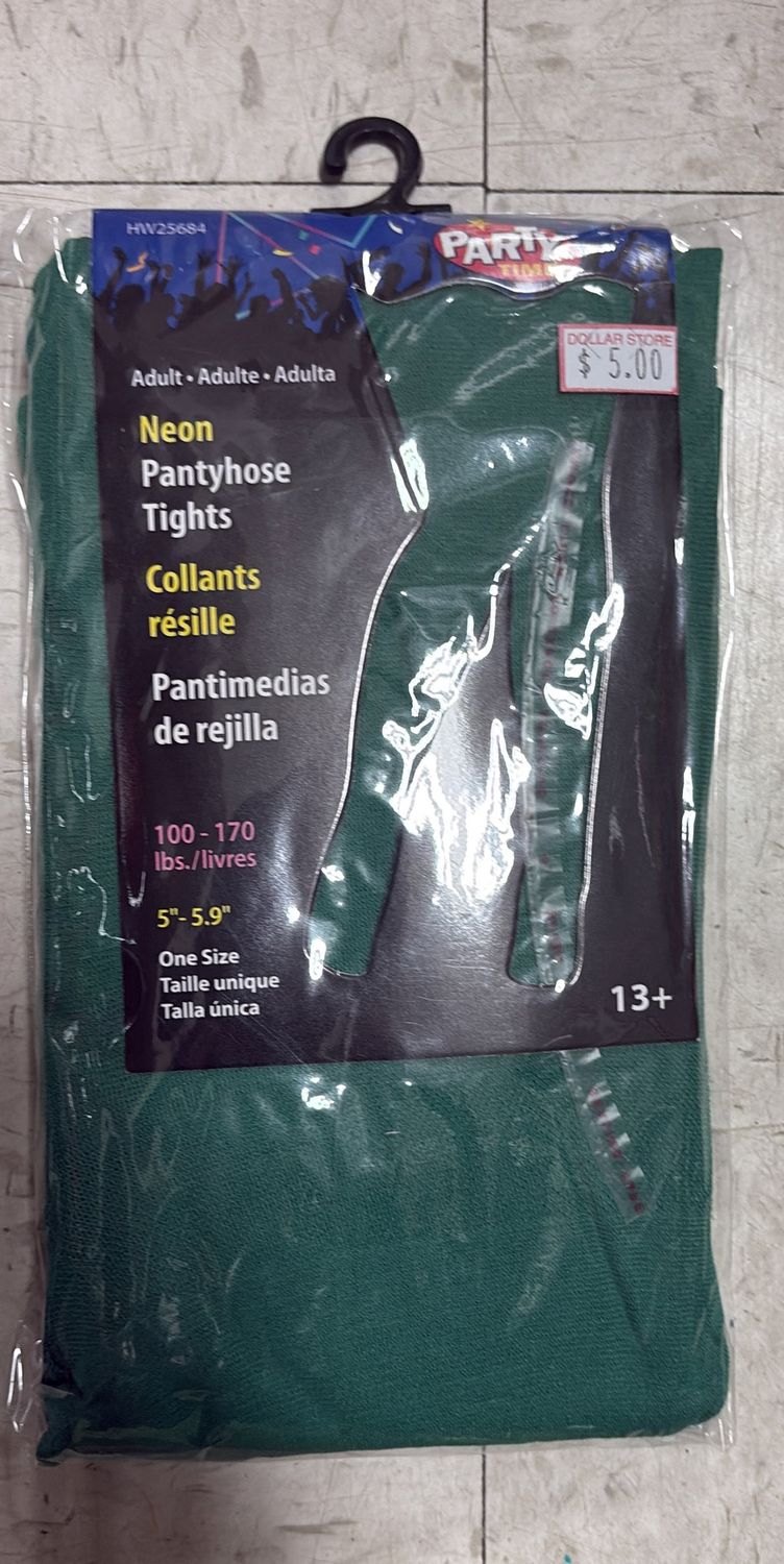 Adult neon pantyhose tights