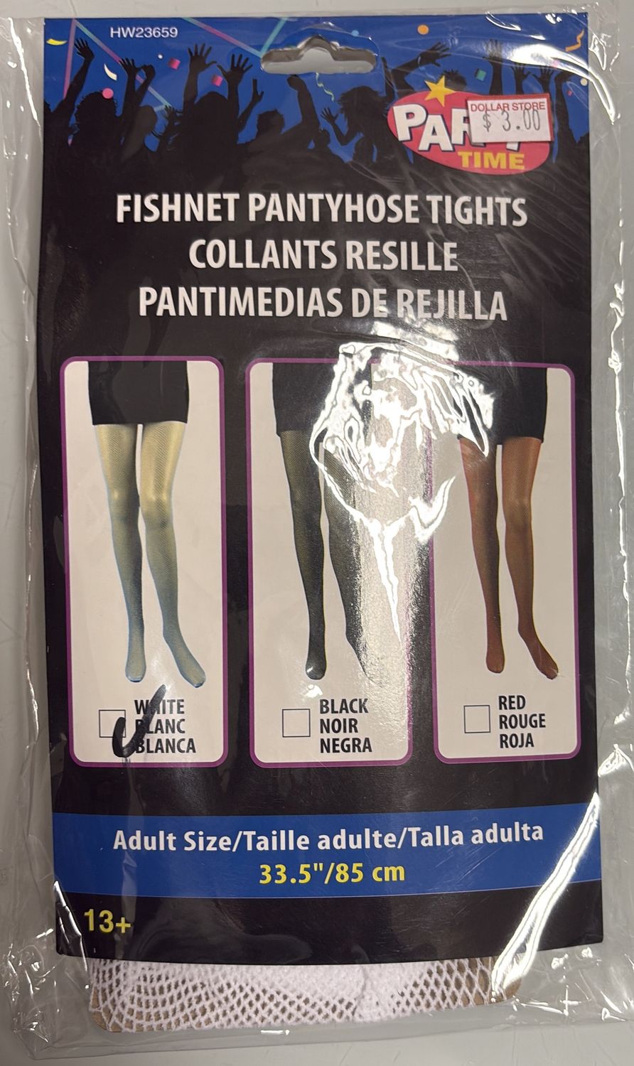 Fishnet pantyhose tights