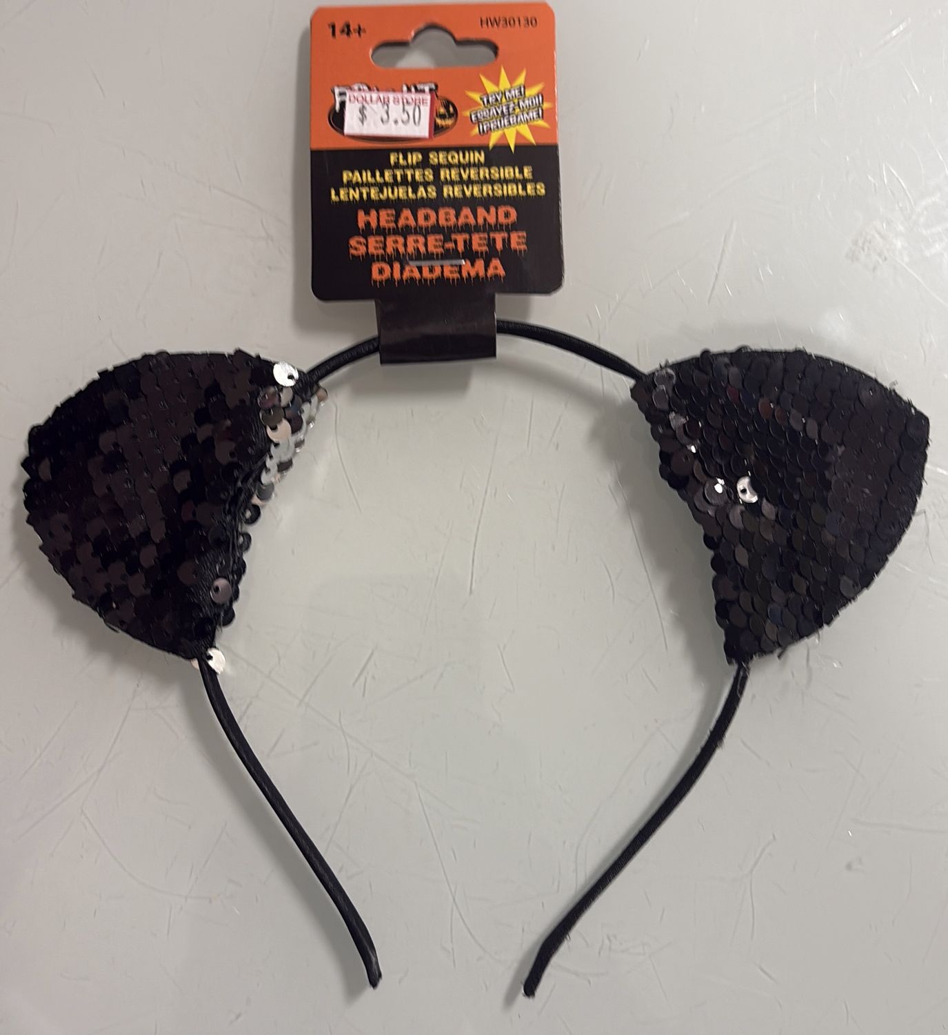 Headband flip sequin