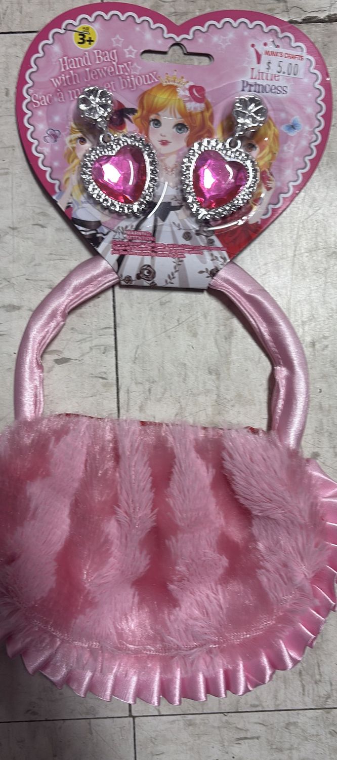 Hand bag with jewelry