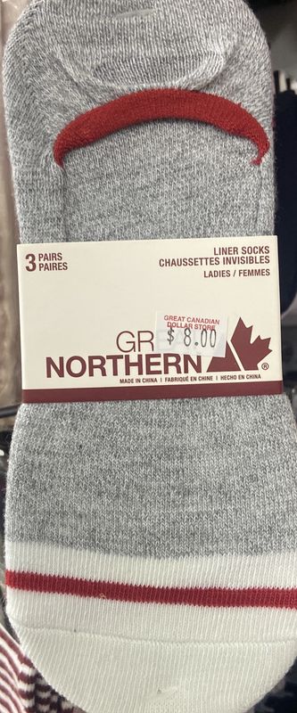 Great Northern: 3x Ladies Liner Socks