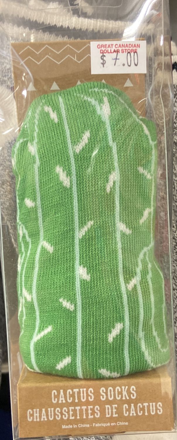 Ladies Cactus Print Socks