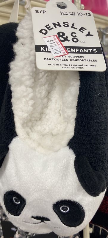 Densley: Kids Panda/Sheep Slippers
