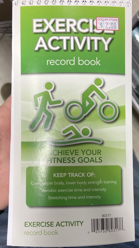 Exercise Activity Record Book