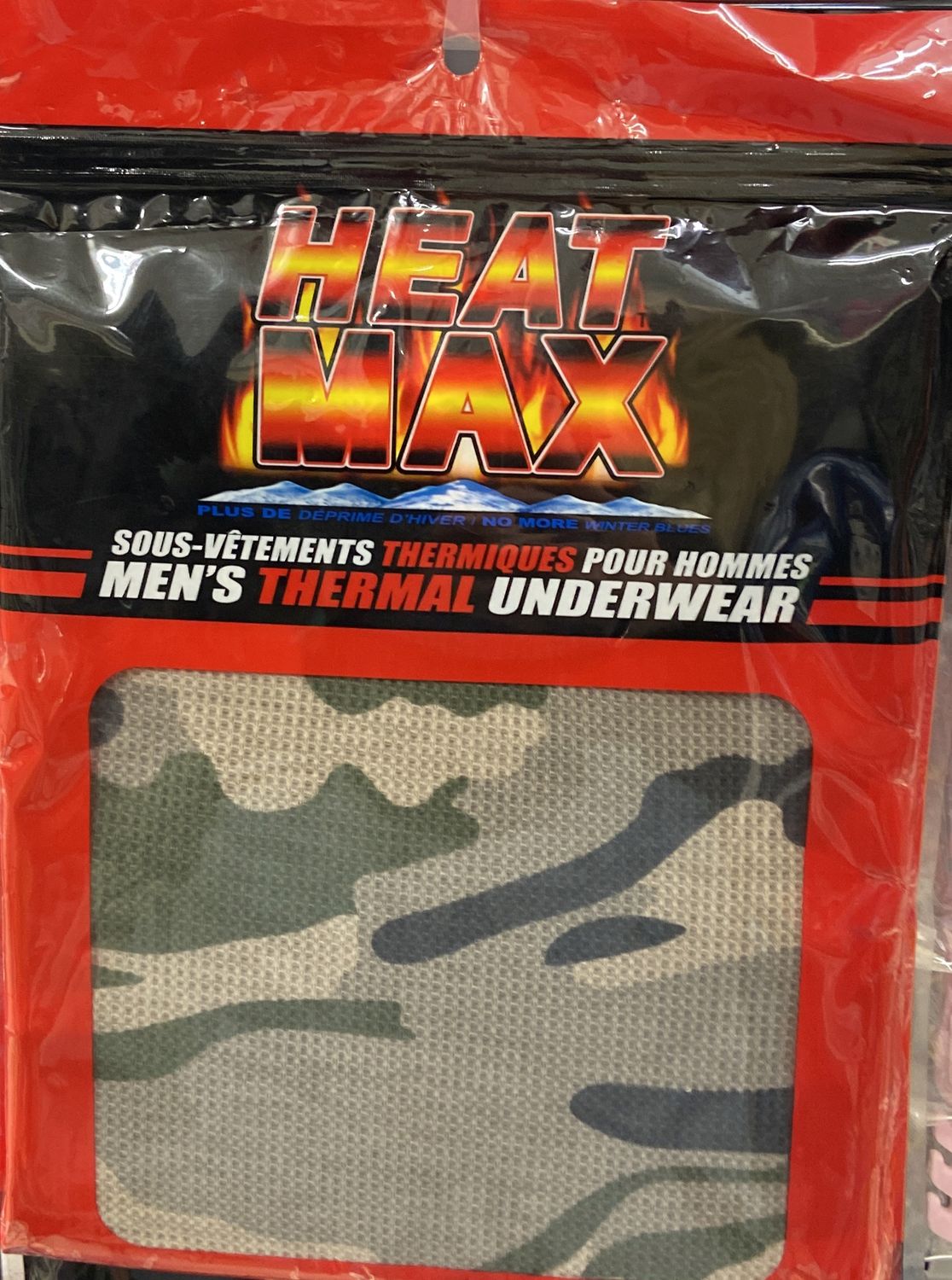 Heat Max: Asst. Sizes Mens Thermal Shirts